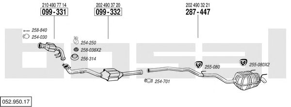 Exhaust System 052.950.17