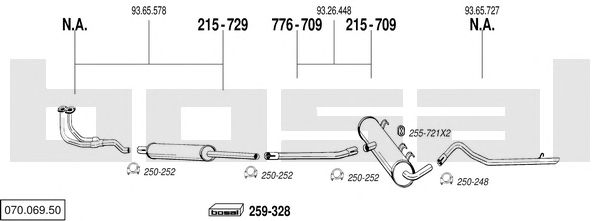 Exhaust System 070.069.50
