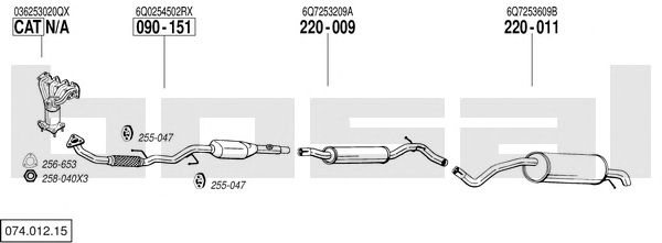 Exhaust System 074.012.15