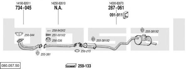 Exhaust System 080.057.50