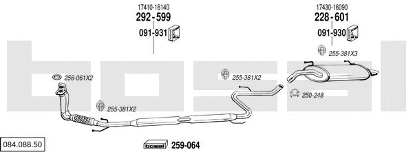 Exhaust System 084.088.50