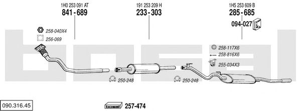 Exhaust System 090.316.45