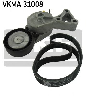 Поликлиновой ременный комплект VKMA 31008