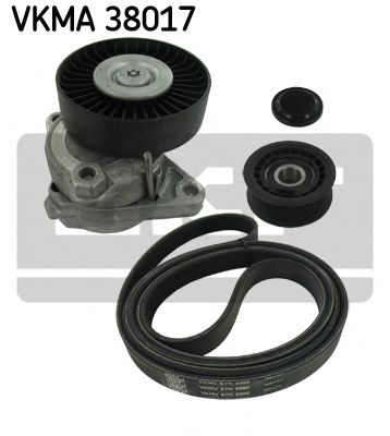 Поликлиновой ременный комплект VKMA 38017