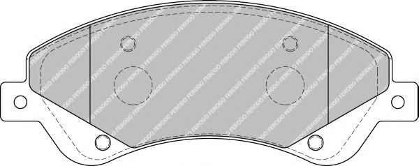 Комплект тормозных колодок, дисковый тормоз FSL1929