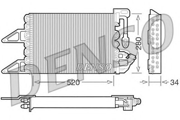Condensator, airconditioning DCN13012