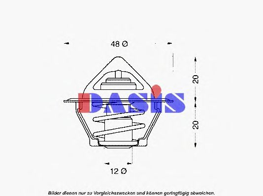 Thermostat, coolant 751795N
