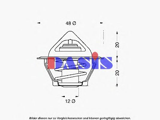 Thermostat, coolant 751775N