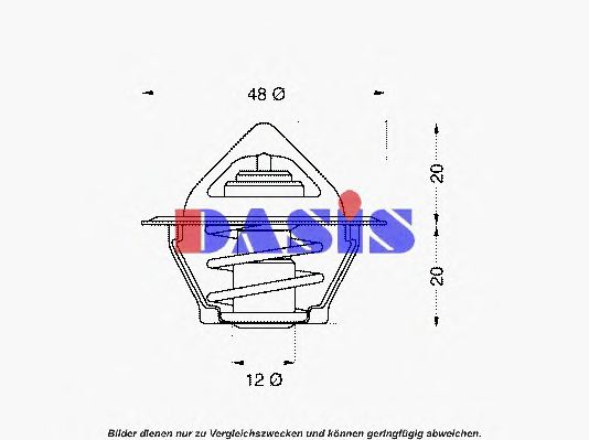 Thermostat, coolant 750252N
