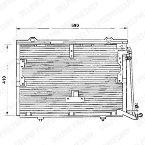 Condensator, airconditioning TSP0225193
