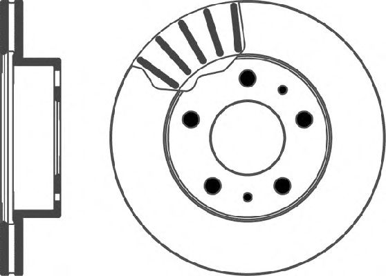 Тормозной диск 8DD 355 104-421