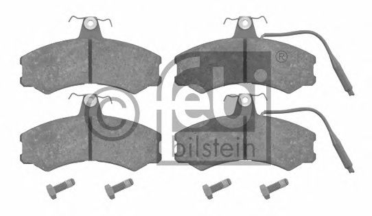 Комплект тормозных колодок, дисковый тормоз 16051