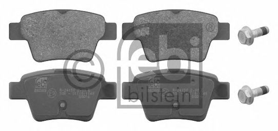 Комплект тормозных колодок, дисковый тормоз 16715