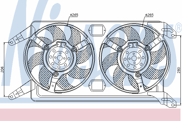 Ventilador, refrigeração do motor 85076