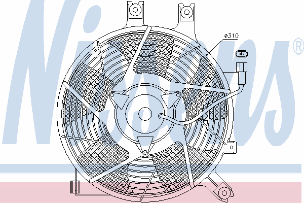 Вентилятор, конденсатор кондиционера 85384
