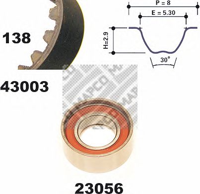 Timing Belt Kit 23003