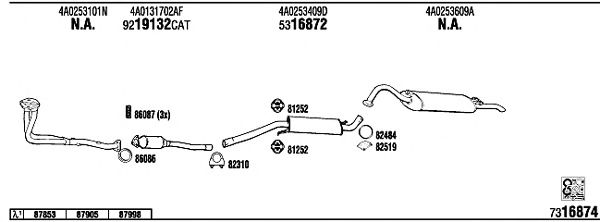 Exhaust System AD62178A