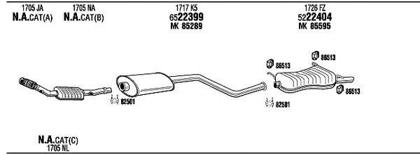 Exhaust System CI16067