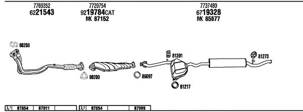 Exhaust System FI55053