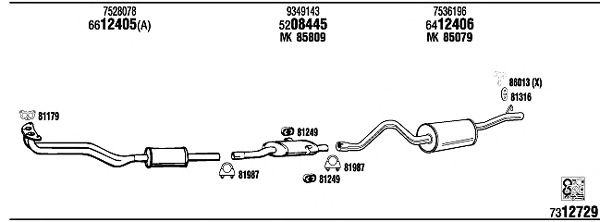 Exhaust System SA30118A