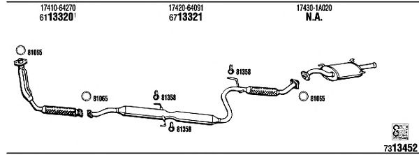 Exhaust System TO50891
