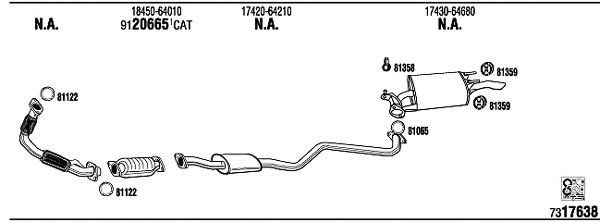 Exhaust System TO51142
